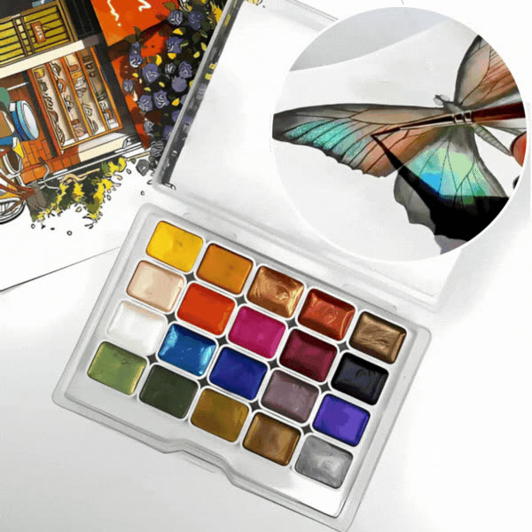 Palette, комплект от 20 блестящи цветове - video