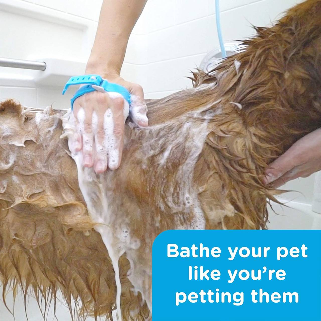 PawBath, многофункционална масажна четка за къпане на домашни любимци - Image 6