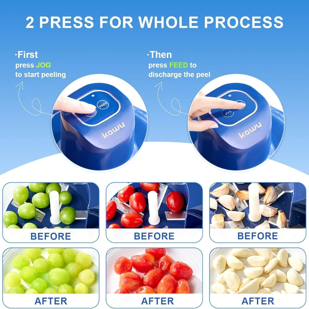 PeelStar, безжичният белач за по-малки плодове и зеленчуци - Image 3