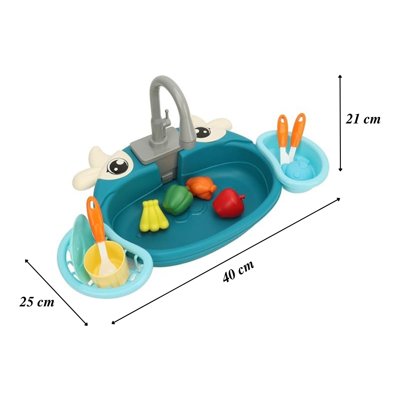 PlaySink, детски кухненски комплект с мивка - Image 2