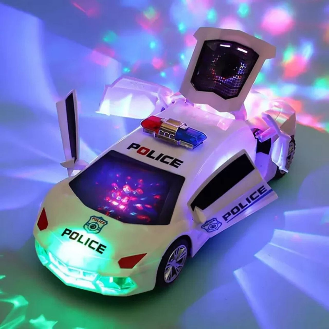 PoliceCar, полицейска кола с LED светлини - Image 7