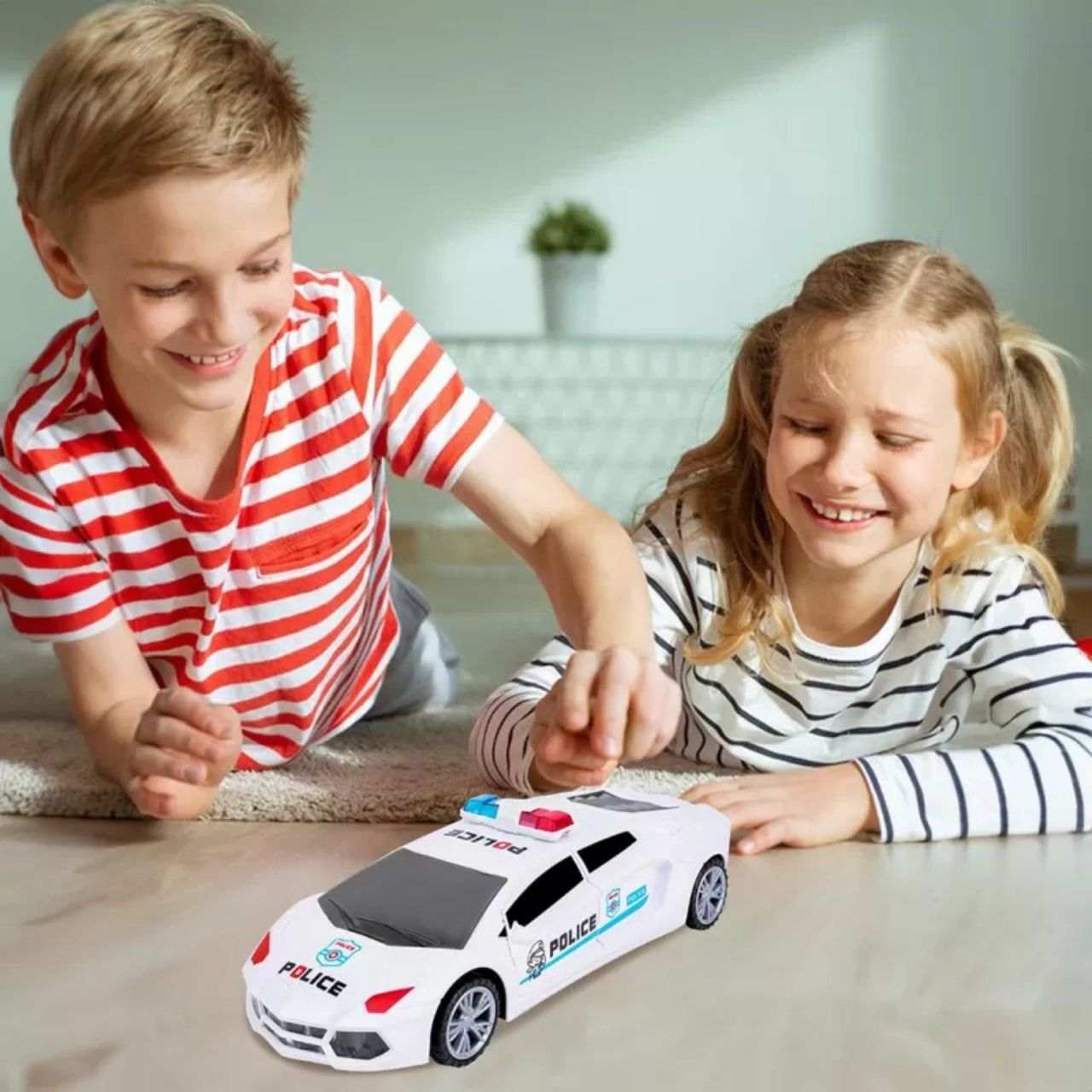 PoliceCar, полицейска кола с LED светлини - Image 9