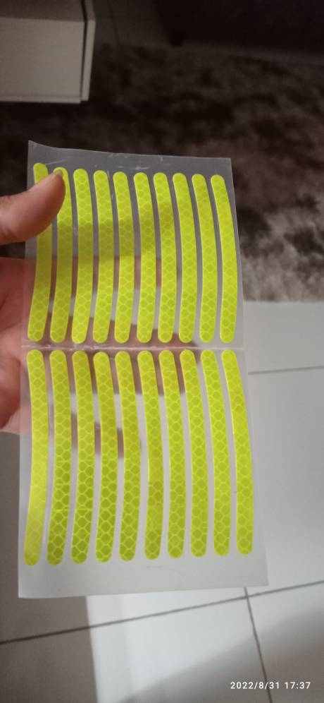 ReflectiveStripes, самозалепващи се отразяващи стикери за джанти (40 бр.) - Image 10