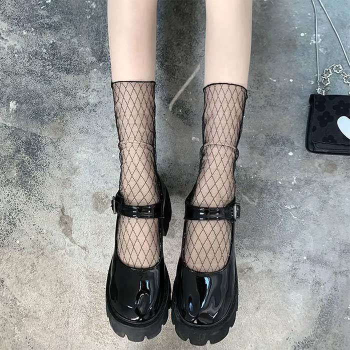 RetroMeshSocks, 5 чифта топли модни чорапи - Image 7