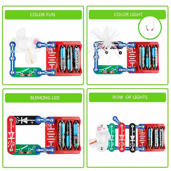 ScienceKit, една дидактична играчка, където детето учи основите на електричеството (17-частен свят) - Image 5