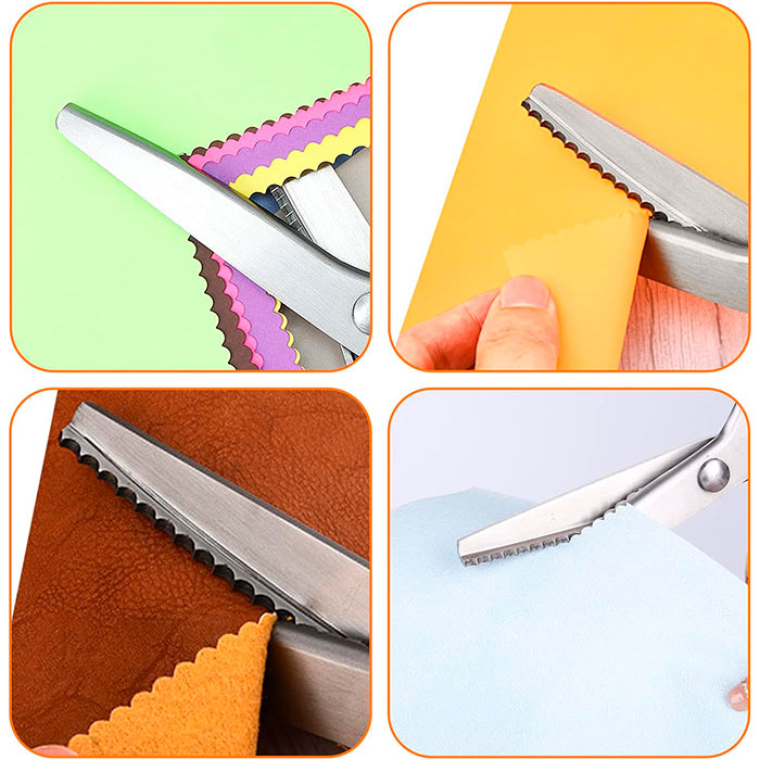 Scissors, зиг-заг ножици за рязане на всички видове материали - Image 4