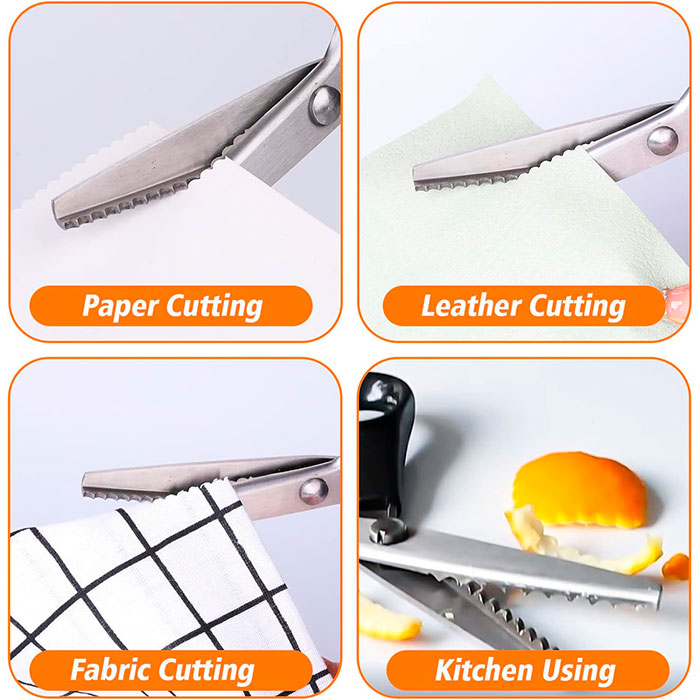 Scissors, зиг-заг ножици за рязане на всички видове материали - Image 5