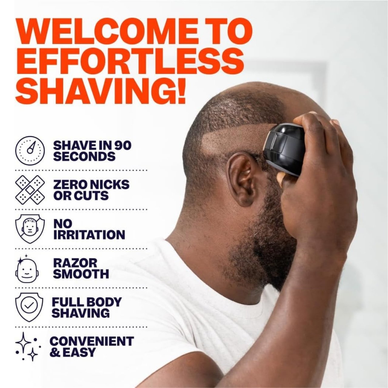 ShaveBuddy, безжична самобръсначка за мъже - Image 3