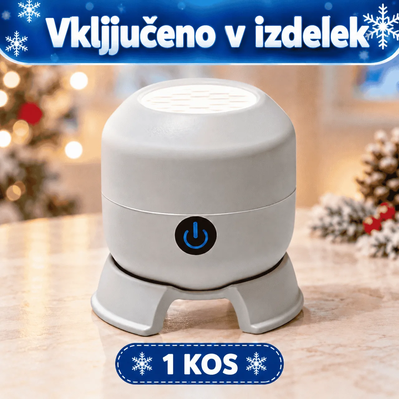LED проектор за снежинки, SnowLamp - Image 2