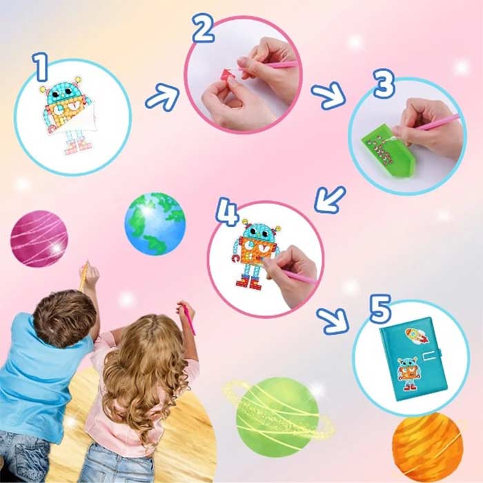 SparkleMermaid, подаръчен комплект с одеяло за момиче и комплект за създаване на диаманти и стикери БЕЗПЛАТНО - Image 10