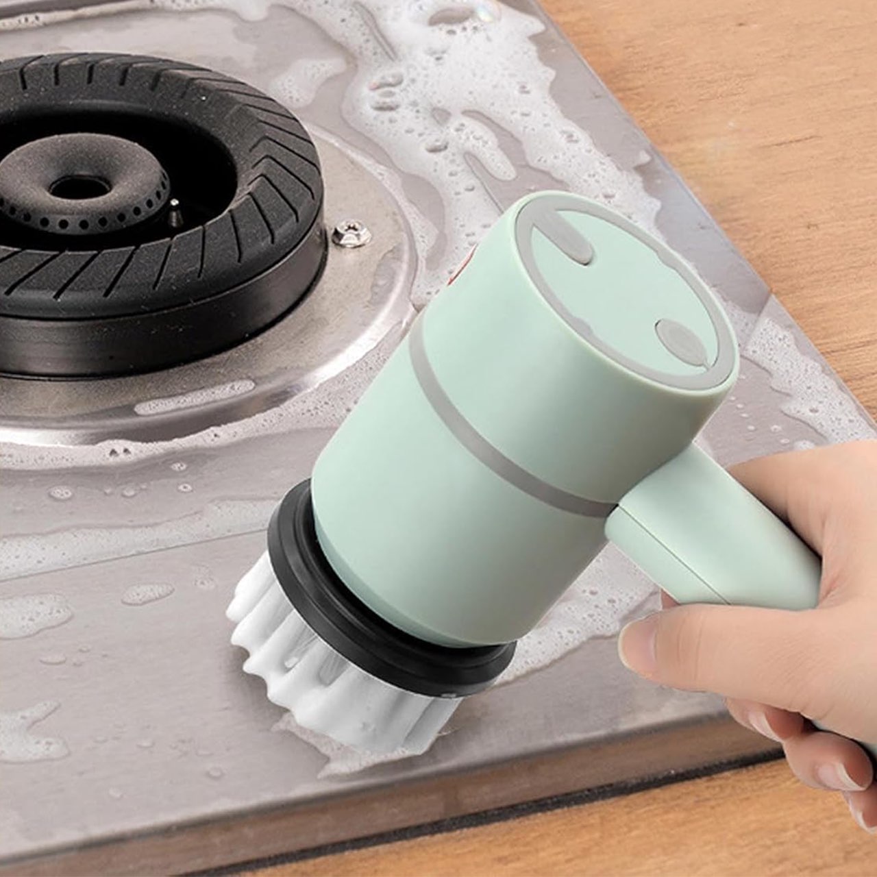Spinny, многофункционална електрическа почистваща гъба с 360° въртяща се глава - Image 8
