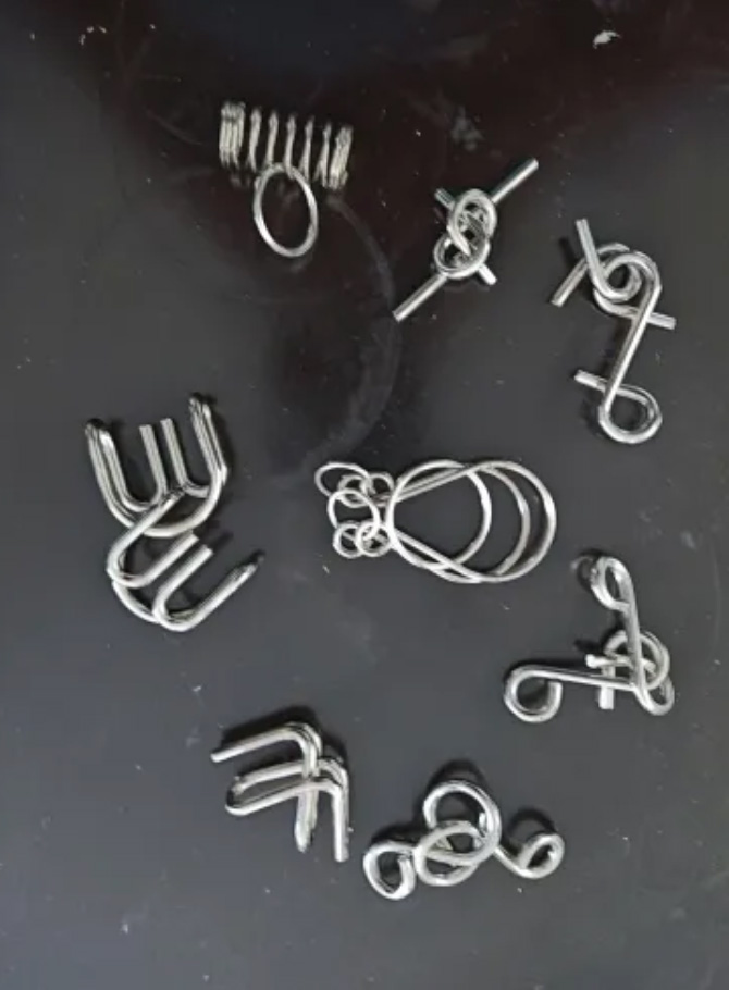 SpiralPuzzle 8-частен метален пъзел комплект - Image 10