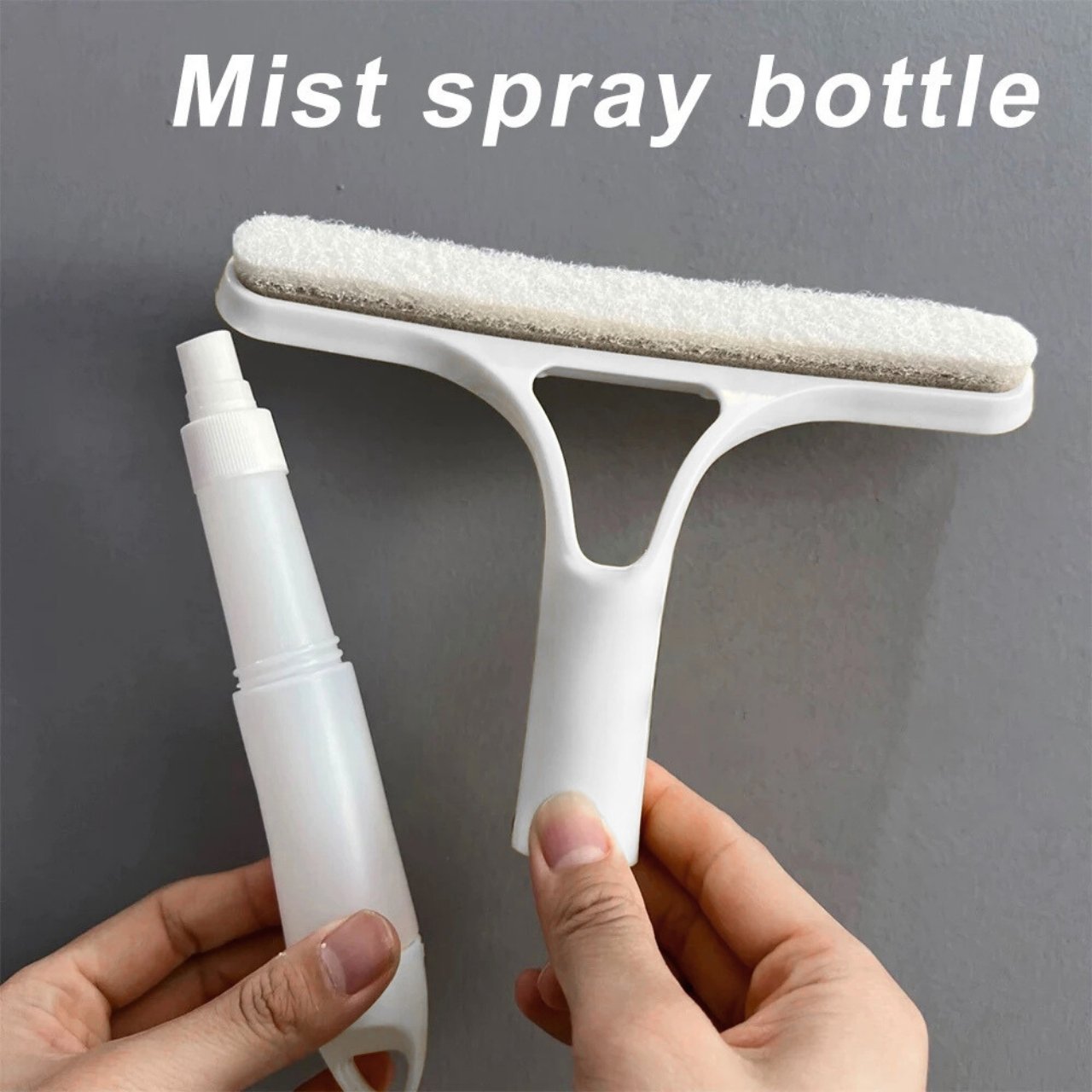 Squeegee, 3в1 почистващ инструмент за пръскане, гъба и чистачка - Image 3
