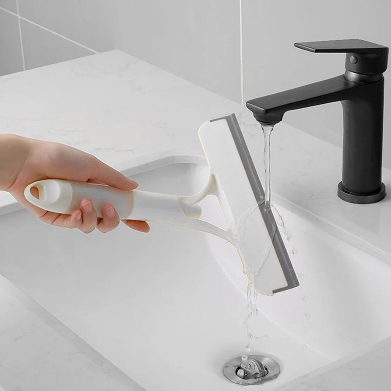 Squeegee, 3в1 почистващ инструмент за пръскане, гъба и чистачка - Image 8
