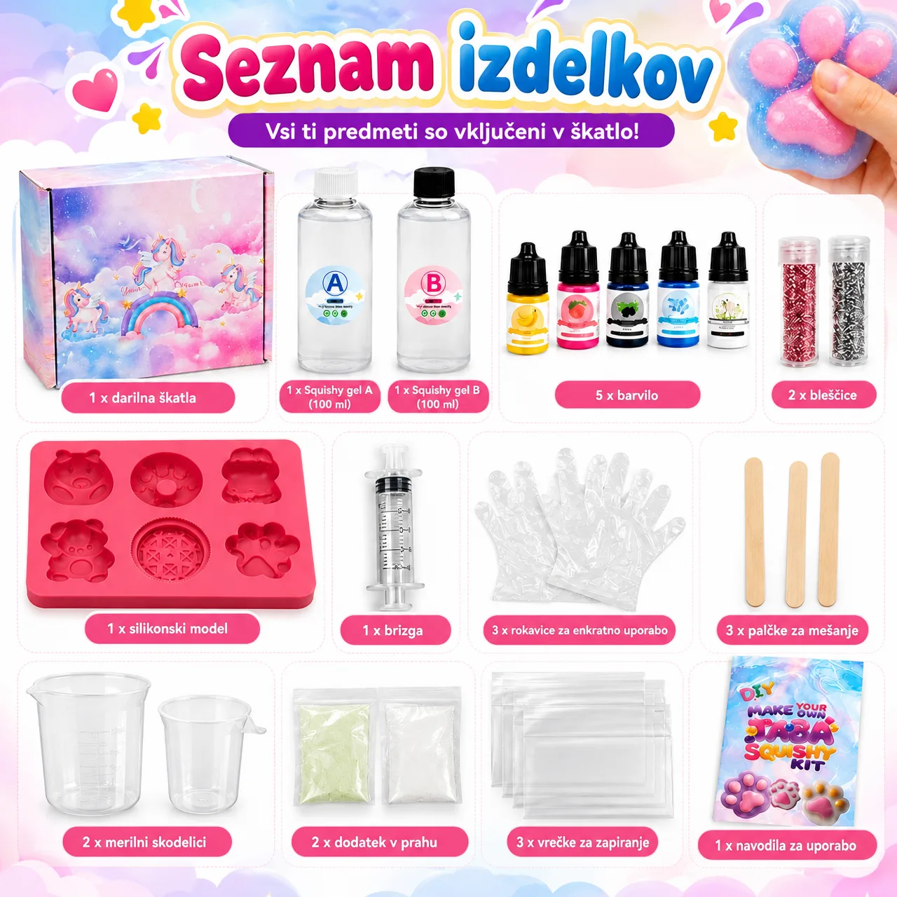 Комплект за изработване на DIY фигурки, SquishyMaker - Image 7