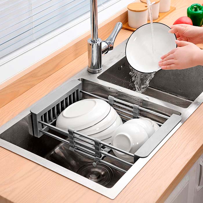 TopDrain, гъвкавият отцедник за сушене на съдове и измиване на храни - Image 4