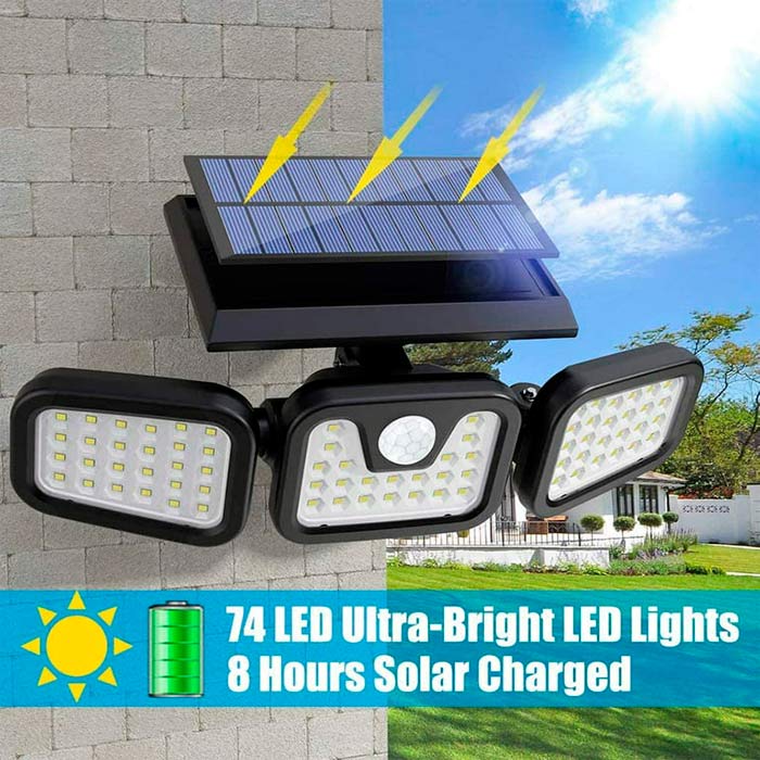 TripleSolar 3-странна слънчева лампа - Image 4