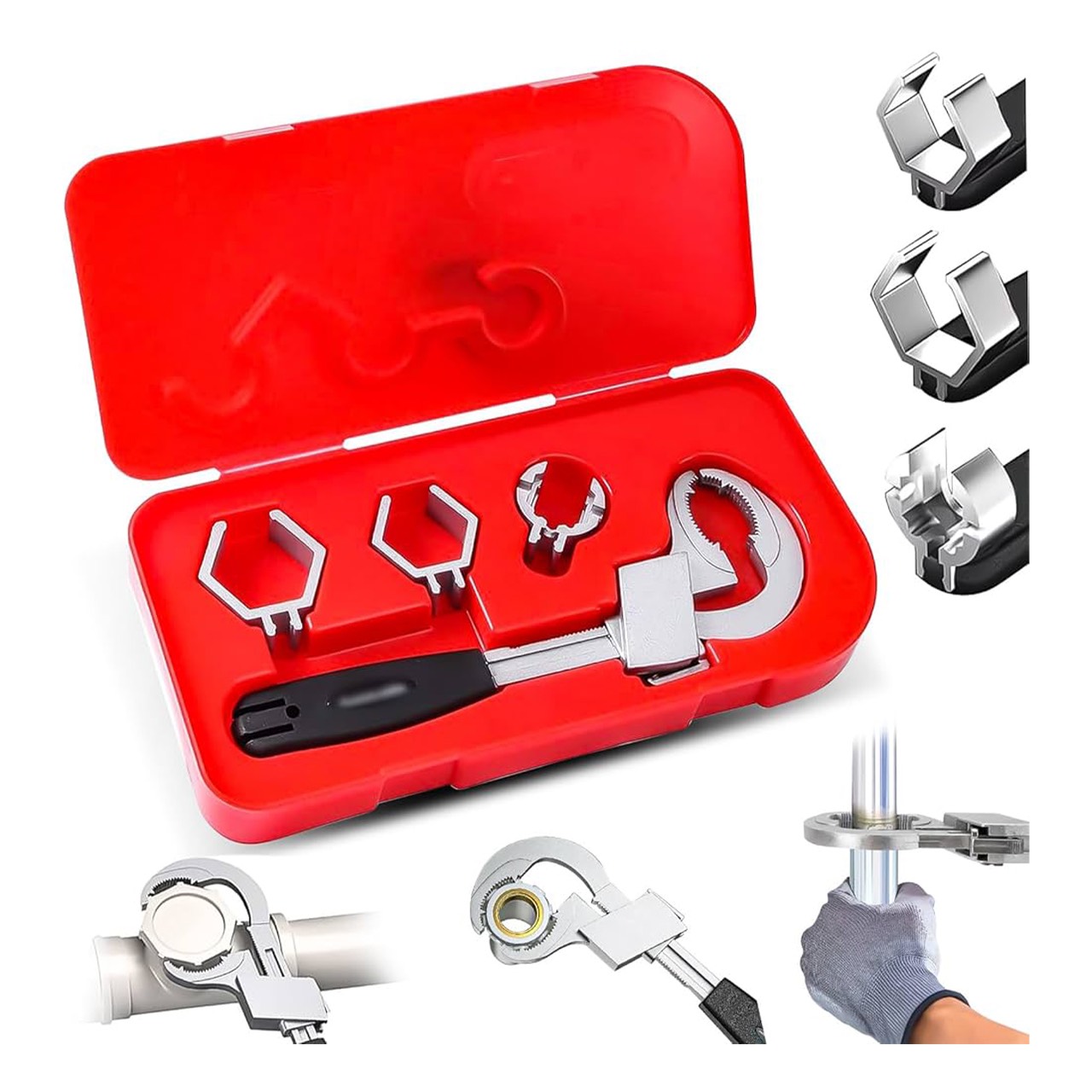 UniWrench, универсален двустранен регулируем ключ - Image 1