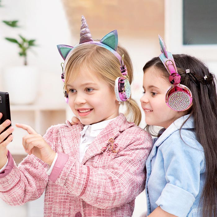 UnicornBuds, безжични слушалки за бебета с изглед на еднорог - Image 2