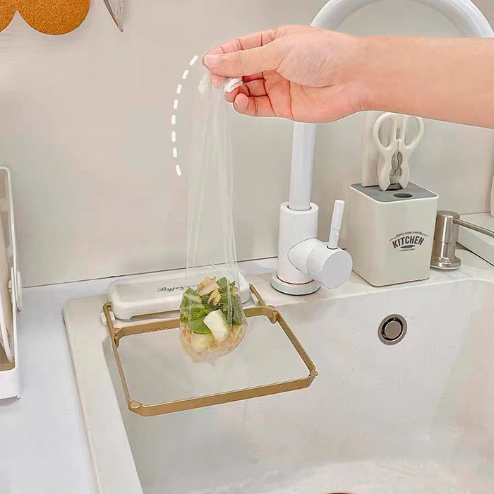 WasteStrainer, държач с мрежа за поставяне върху кухненската мивка - Image 6