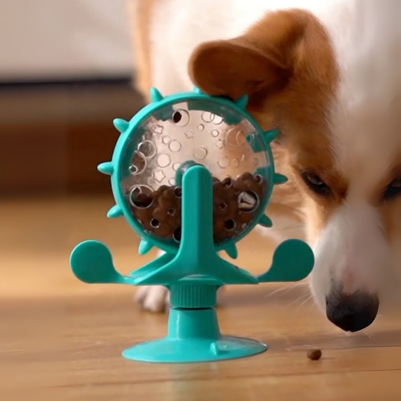 WheelToy, интерактивна въртяща се играчка за храна за котки и кучета - Image 9