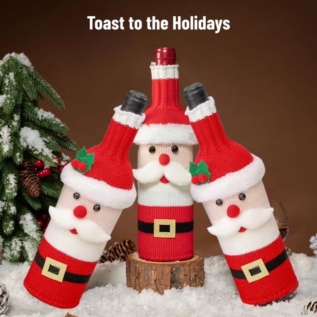 WineSanta, ръкав за бутилка Дядо Коледа - Image 4