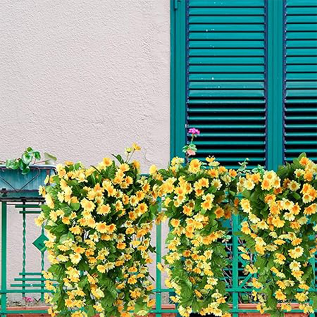 YellowFlowers, изкуствени висящи цветя с естествен вид - Image 2