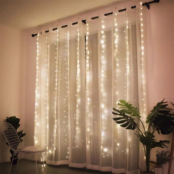 CurtainLED, завеса с 300 LED светлини (3x3м) - Image 6