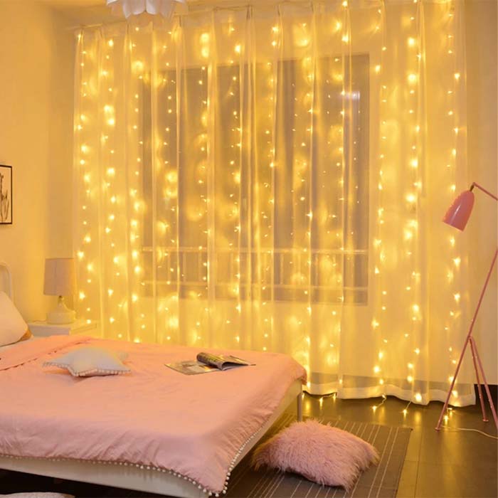 CurtainLED, завеса с 300 LED светлини (3x3м) - Image 4
