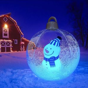 GlowySnowy, коледна топка с мотив на снежен човек и светлина